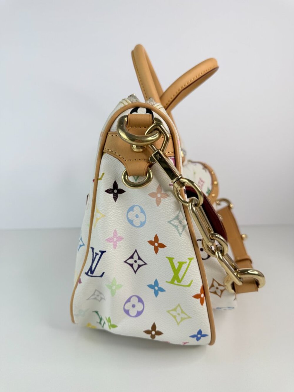 louis vuitton beverly MM monogram multicolor white - Picture 6 of 12